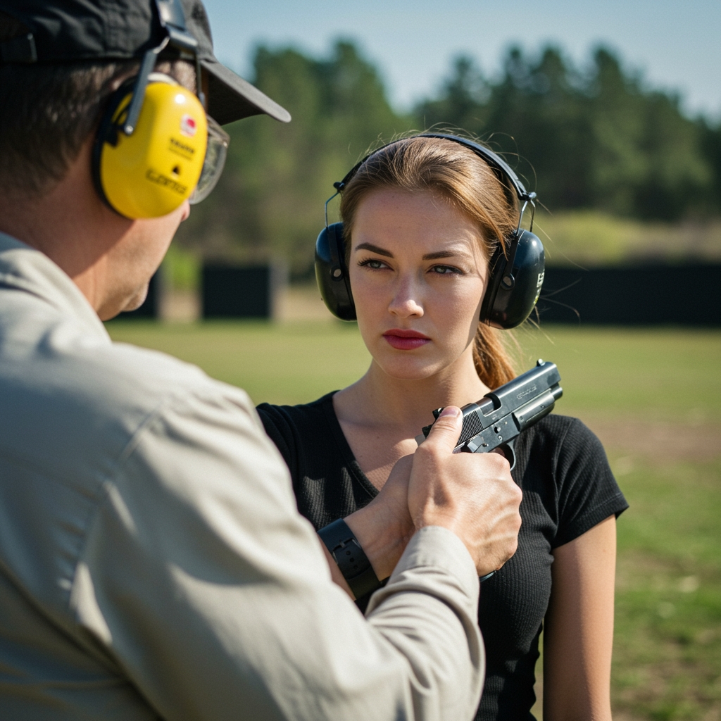 Firearms training session