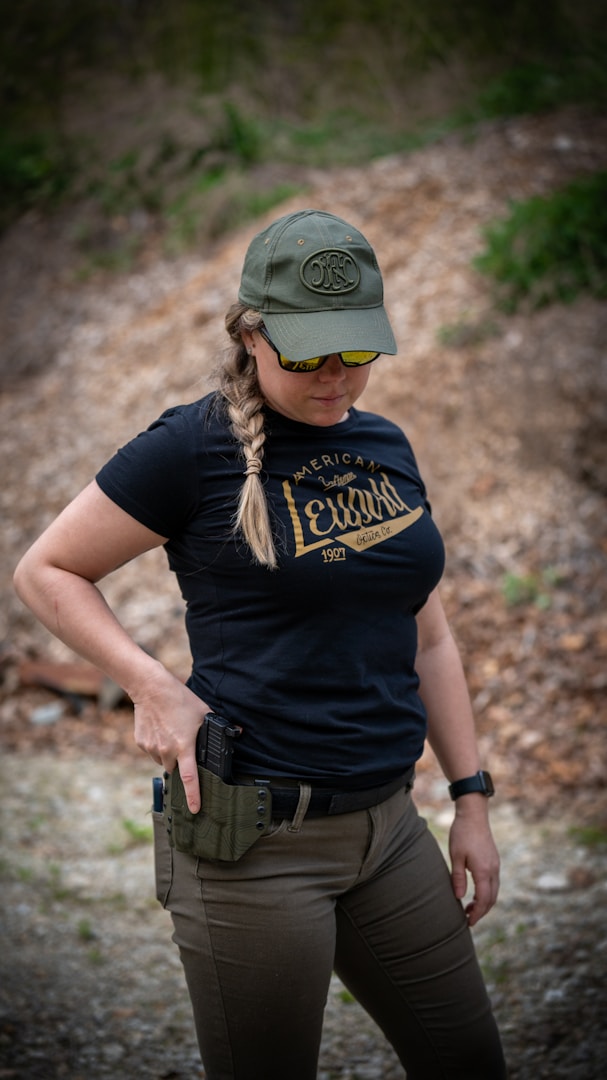 Instructor teaching firearms safety
